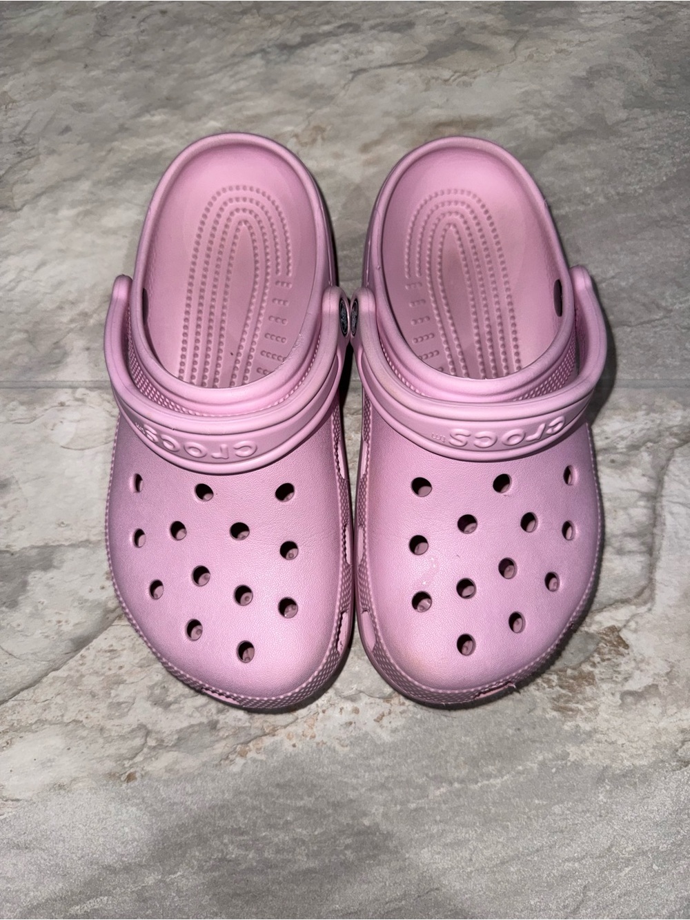 Crocs pink/light purple